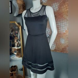 Rolla Coster Elegant Black Sleeveless Mini Dress